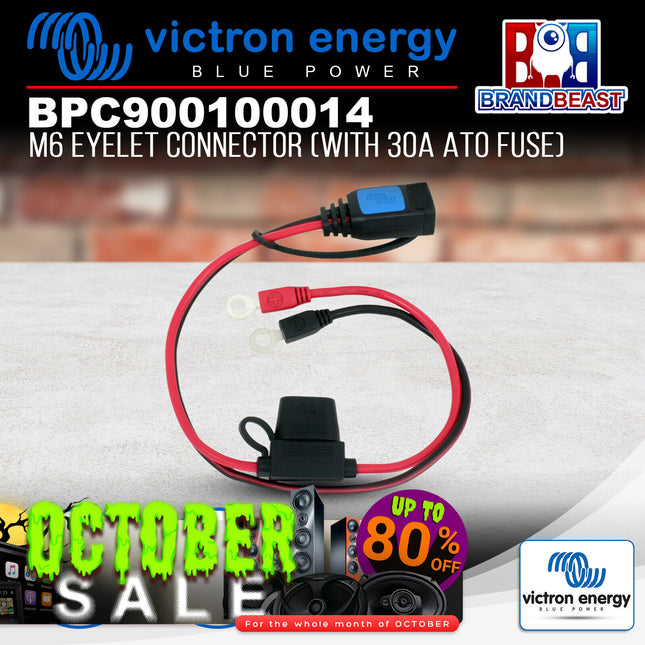 Victron Energy BPC900100014 Blue Smart Charger M6 Eyelet Connector with 30A ATO