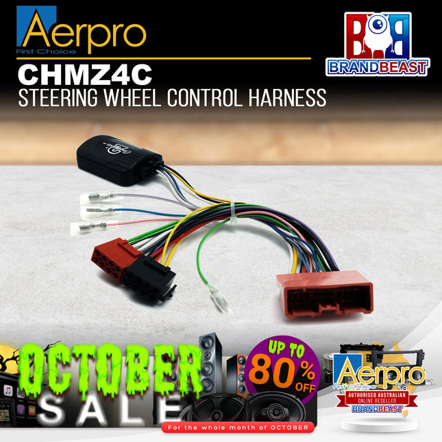 Aerpro CHMZ4C Steering Wheel Control Harness Suit Mazda CX-7/Mazda 6