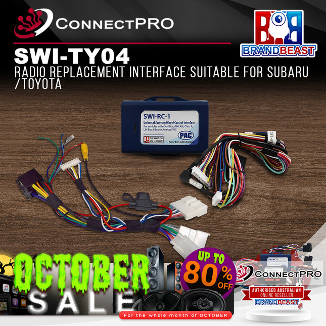 ConnectPRO SWI-TY04 Radio Replacement Interface Suitable For Subaru/Toyota
