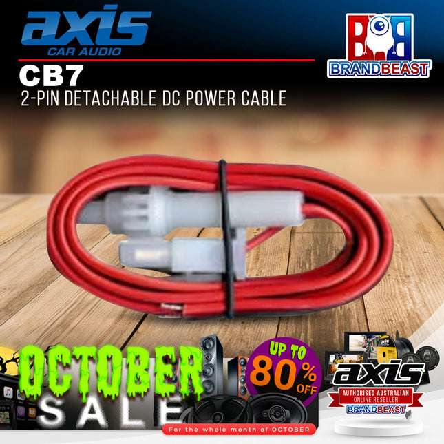 Axis CB7 2-pin Detachable Dc Power Cable