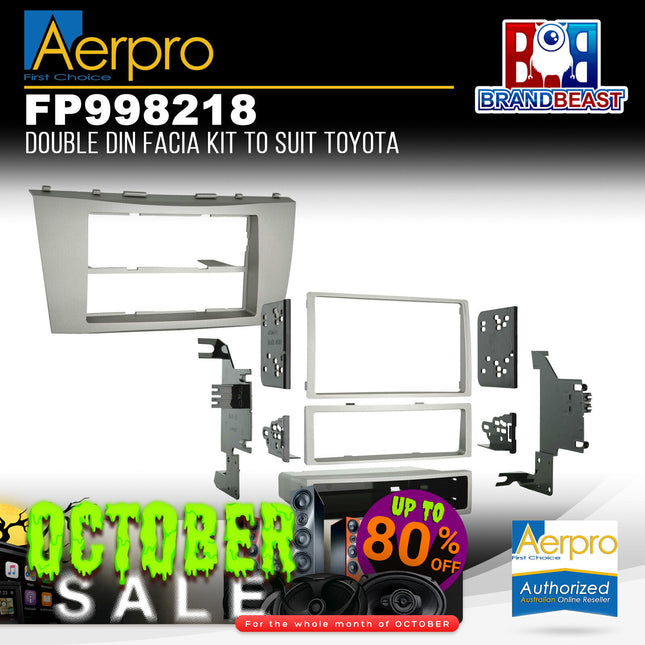 Aerpro FP998218 Single/Double DIN Facia Kit Suit Toyota Camry/Aurion 2006 - 2011