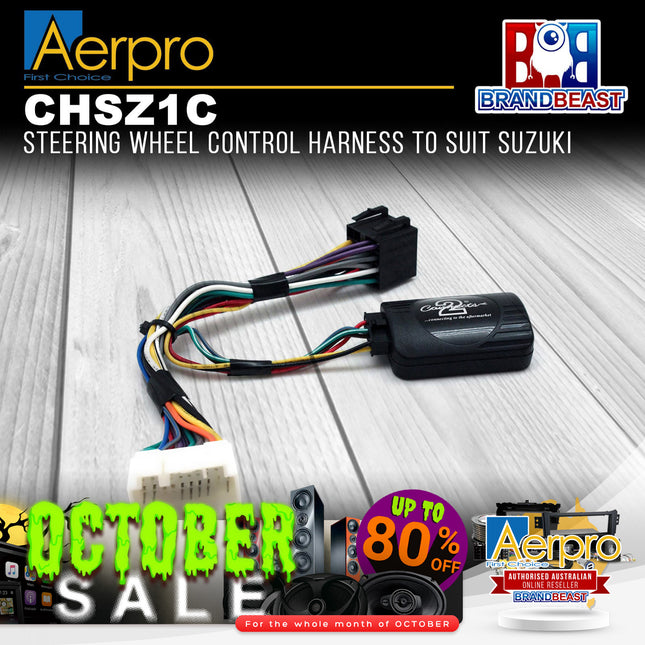 Aerpro CHSZ1C Steering Wheel Control Harness to Suit Suzuki