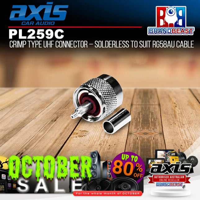 Axis PL259C UHF Connector Solderless
