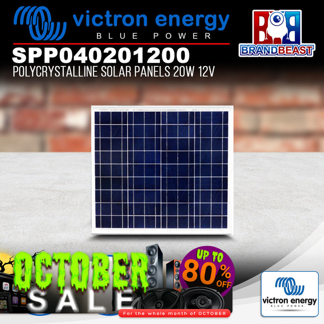 Victron Energy SPP040201200 12V 20W Polycrystalline Solar Panel (440mm x 350mm x 25mm)