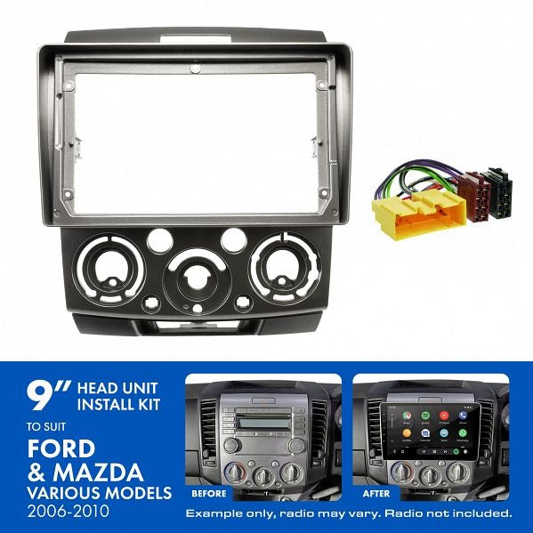 Aerpro AKFO1 9" Install Kit Suit Ford Ranger/BT-50 2006 - 2011