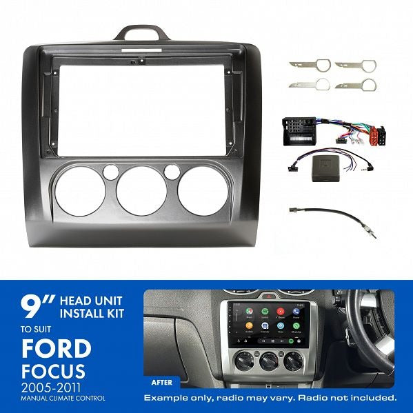 Aerpro AKFO5 9" Install Kit Suit Ford Focus 2005 - 2011