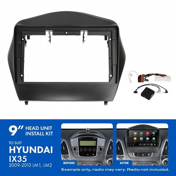Aerpro AKHY17 9" Install Kit Suit Hyundai iX35 2009 - 2013