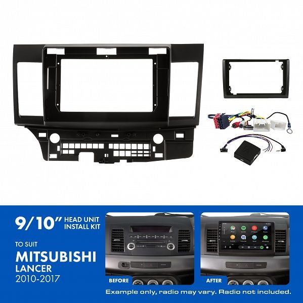 Aerpro AKMB5 9/10" Install Kit Suit Mitsubishi Lancer 2010 - 2017