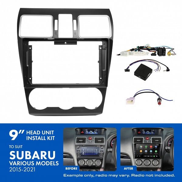 Aerpro AKSU3 9" Install Kit Suit Subaru 2015 - 2021