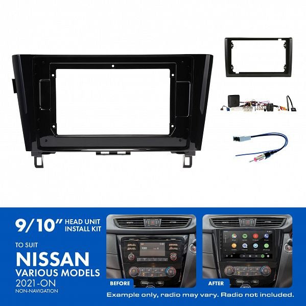 Aerpro AKNI16 | 9/10" Install Kit | Suit Nissan Models 2021 - ON (Compatible With Pioneer DMH-AP6650BT & Kenwood DMX80AXS)