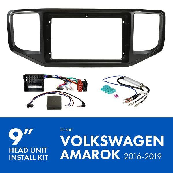 Aerpro AKVW8 | 9" Install Kit Suit Volkswagen Amarok 2016 - 2019 (Compatible With Pioneer DMH-AP6650BT & Kenwood DMX80AXS)
