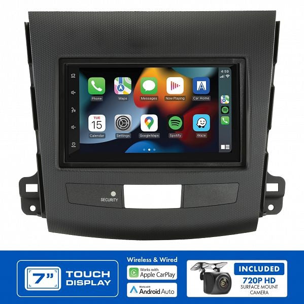 Aerpro AM9211K | 7" Multimedia Receiver | Suit Mitsubishi Outlander 2007 - 2010