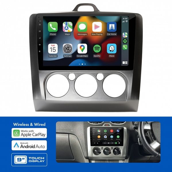 Aerpro AMAFO5 | 9" Multimedia Receiver Suit Ford Focus 2005 - 2011