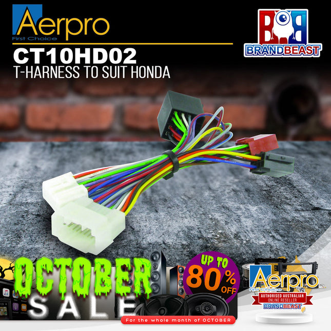 Aerpro CT10HD02 T-Harness to Suit Honda
