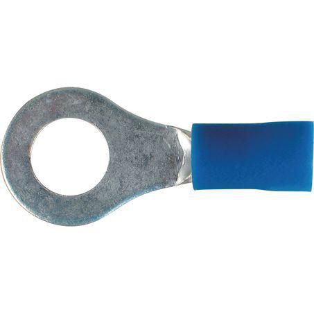 OEX ACX3055 Crimp Terminal Ring Blue ID 6.3mm Vinyl 100 PCE