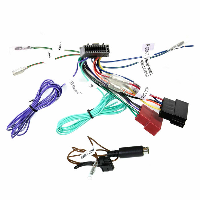Aerpro APP9KE6 Secondary ISO Harness & SWC Patch Lead Suit Kenwood AV Headunits