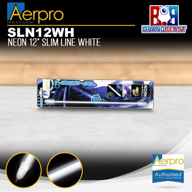 Aerpro SLN12WH Neon 12" Slim Line White