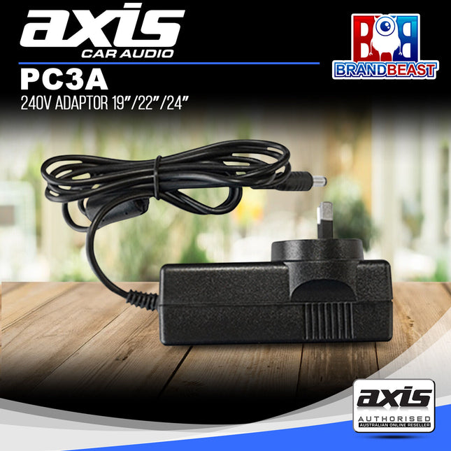 Axis PC3A 240V Adaptor 19″/22″/24″