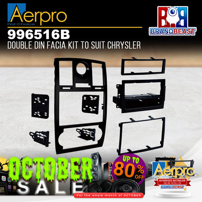 Aerpro 996516B Single/Double DIN Facia Kit to Suit Chrysler 300C