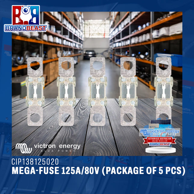 Victron Energy CIP138125020 MEGA-Fuse 125A/80V (Package of 5 pcs)