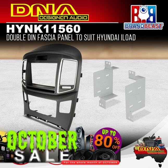 DNA HYN-K11560 Double DIN Fascia Panel to Suit Hyundai iLoad