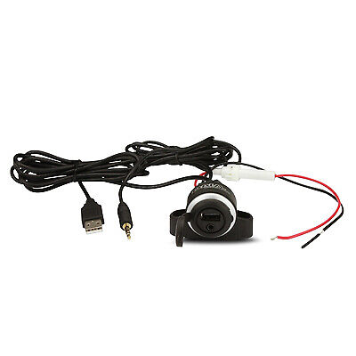 DNA ALR237 Flush Chassis Mount 3.5mm Stereo Socket & USB To 3.5mm Stereo Plug