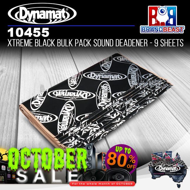 Dynamat 10455 Xtreme Black Bulk Pack Sound Deadener - 9 Sheets