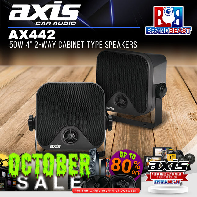 Axis AX442 50W 4" 2-Way Cabinet Type Speakers
