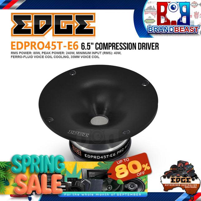 Edge EDPRO45T-E6 Pro Series 6.5" 300 Watts Compression Driver