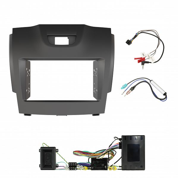 Aerpro FP8063GC Double DIN Grey Install Kit Suit Holden Colorado/Colorado 7