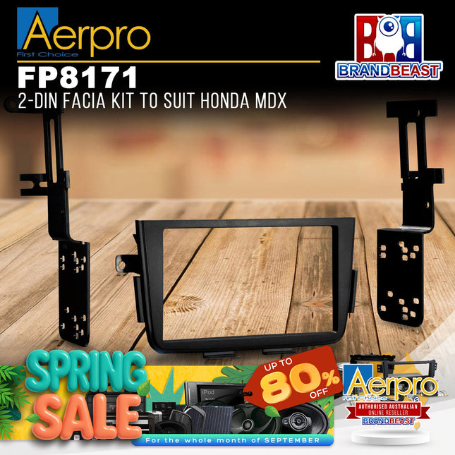 Aerpro FP8171 2-Din Facia Kit to Suit Honda MDX