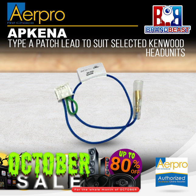 Aerpro APKENA Type A Patch Lead to Suit Selected Kenwood Headunits