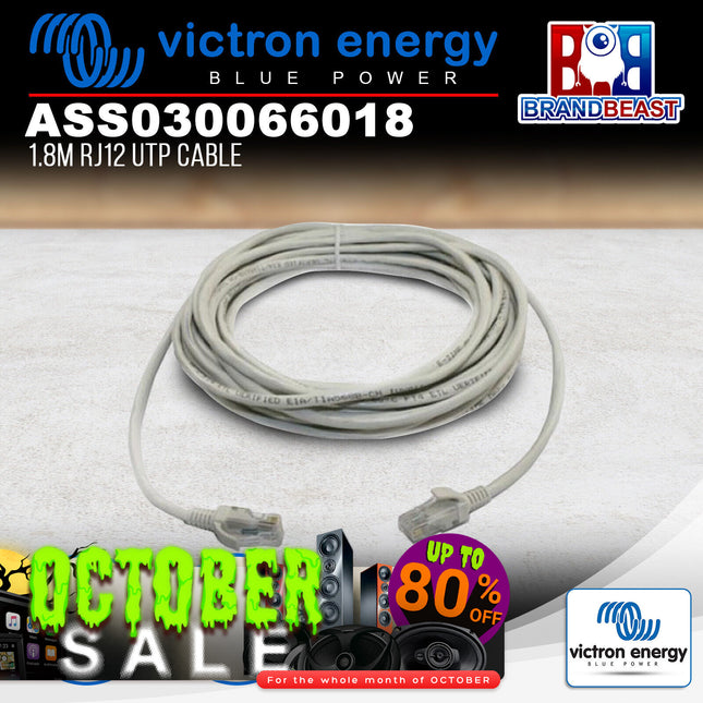 Victron Energy ASS030066018 1.8m RJ12 UTP Cable