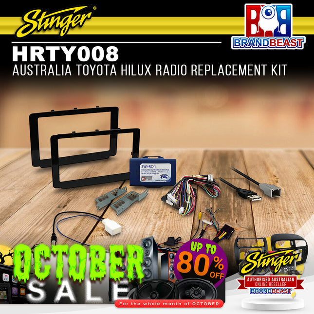 Stinger HRTY008 Toyota Hilux Radio Replacement Kit