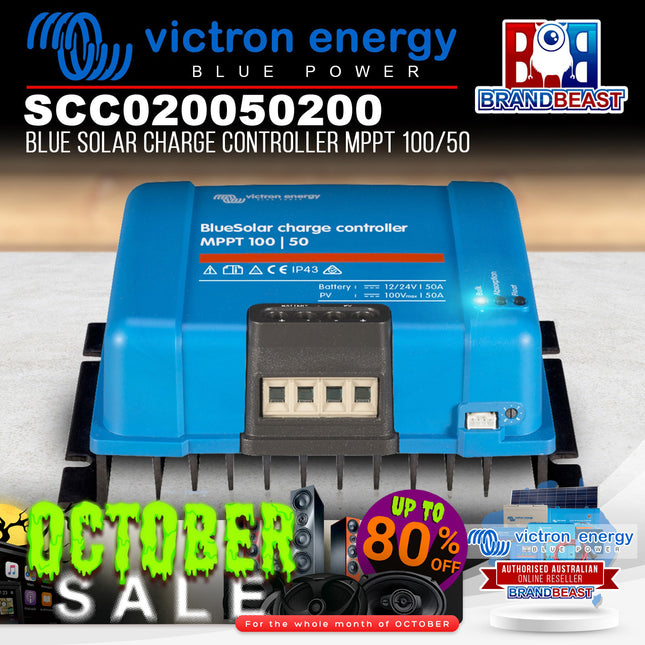 Victron Energy SCC020050200 Blue Solar Charge Controller MPPT 100/50