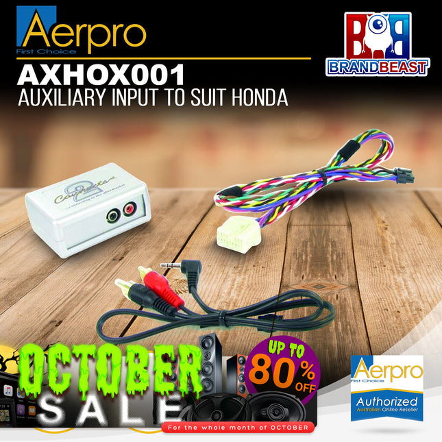 Aerpro AXHOX001 Auxiliary Input To Suit Honda