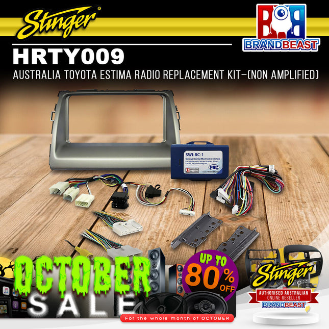 Stinger HRTY010 Radio Replacement Kit (Amplified) To Suit Toyota Estima