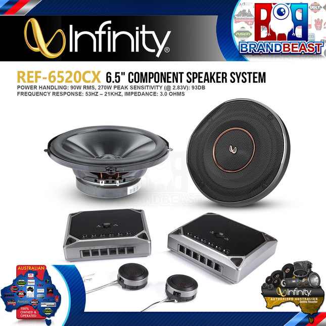 Infinity REF6520cx 6-1/2" 270W Component Speaker System