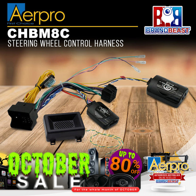 Aerpro CHBM8C Steering Wheel Control Harness