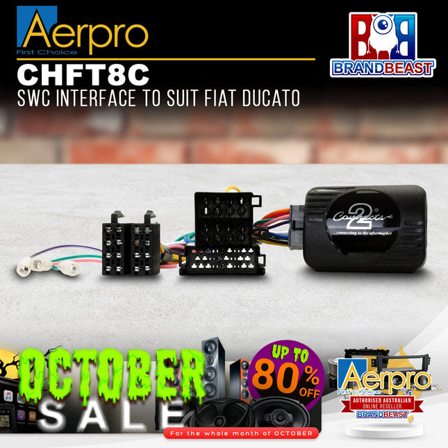 Aerpro CHFT8C Steering Wheel Control Interface Suit Fiat Ducato 2006 - 2012