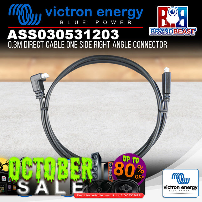 Victron Energy ASS030531203 0.3m Direct Cable One Side Right Angle Connector