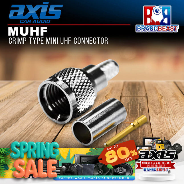 Axis MUHF Mini UHF Connector