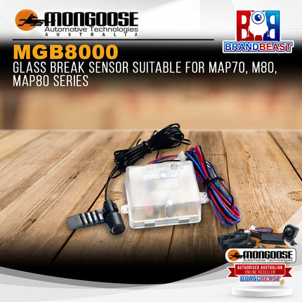 Mongoose MGB8000 Glass Break Sensor Suitable for MAP70, M80, MAP80 series