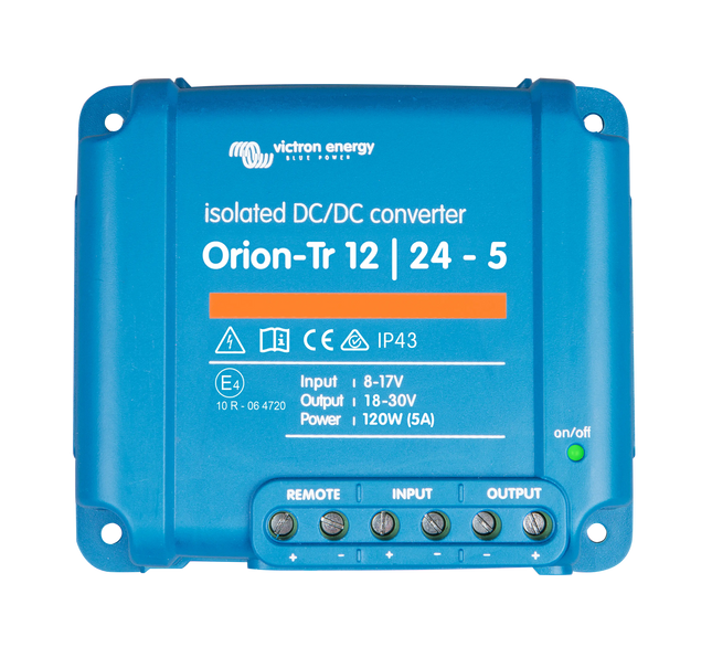 Victron Energy ORI122410110 120W 12/24-5A Orion-Tr Isolated DC-DC Converter