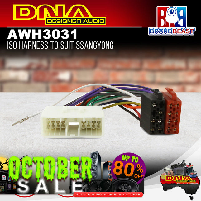 DNA AWH3031 ISO Harness to Suit Ssangyong