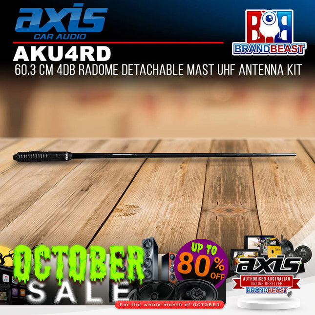 Axis AKU4RD 4db Radome Detachable Mast Uhf Antenna Kit 60.3cm