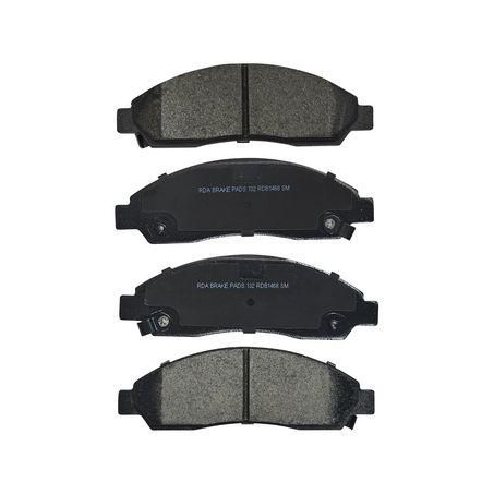 RDA Brakes RDB1468 GP Max General Purpose Low Metallic Brake Pad Set