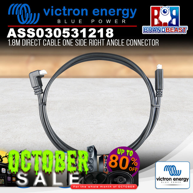 Victron Energy ASS030531218 1.8m Direct Cable One Side Right Angle Connector
