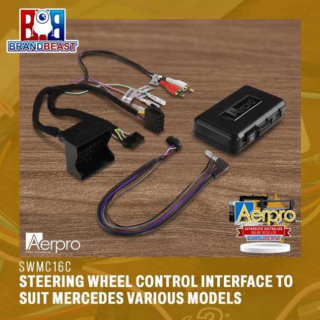 Aerpro SWMC16C Steering Wheel Control Interface To Suit Mercedes Various Models