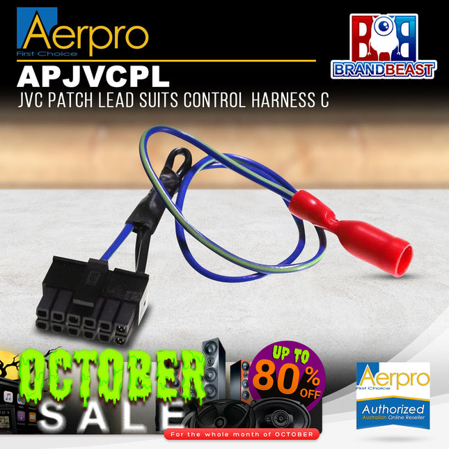 Aerpro APJVCPL JVC Patch Lead to Suit C Control Harnesses